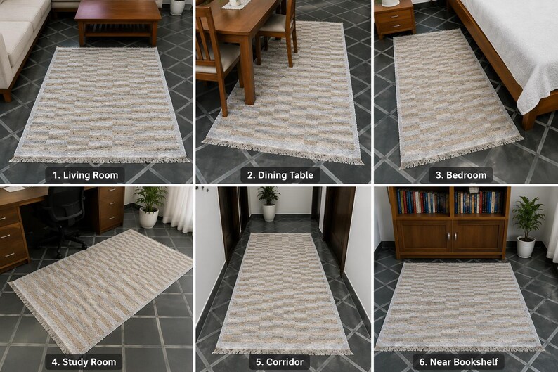 Handmade Modern Area Rug | Luxury Wool Carpet